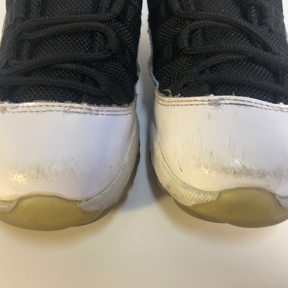 Air Jordan Retro XI 11 Low Tuxedo 2013 505836-110 Black/White Toddler 9C No Box - Picture 4 of 9